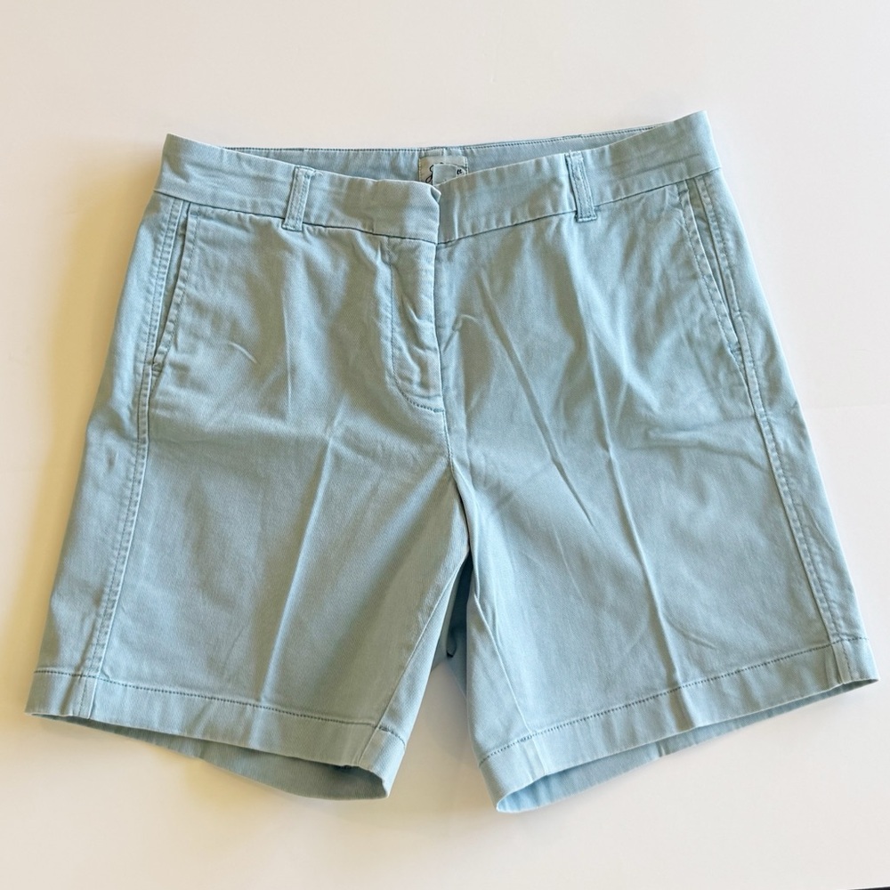 J. Crew Women's Pale Aqua Chino Shorts